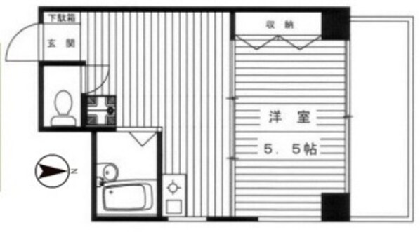 エスペランサ恵比寿の物件間取画像